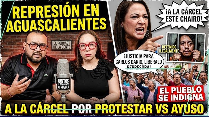 Exigimos al gobierno de Aguascalientes la libertad inmediata de Carlos Darío N.