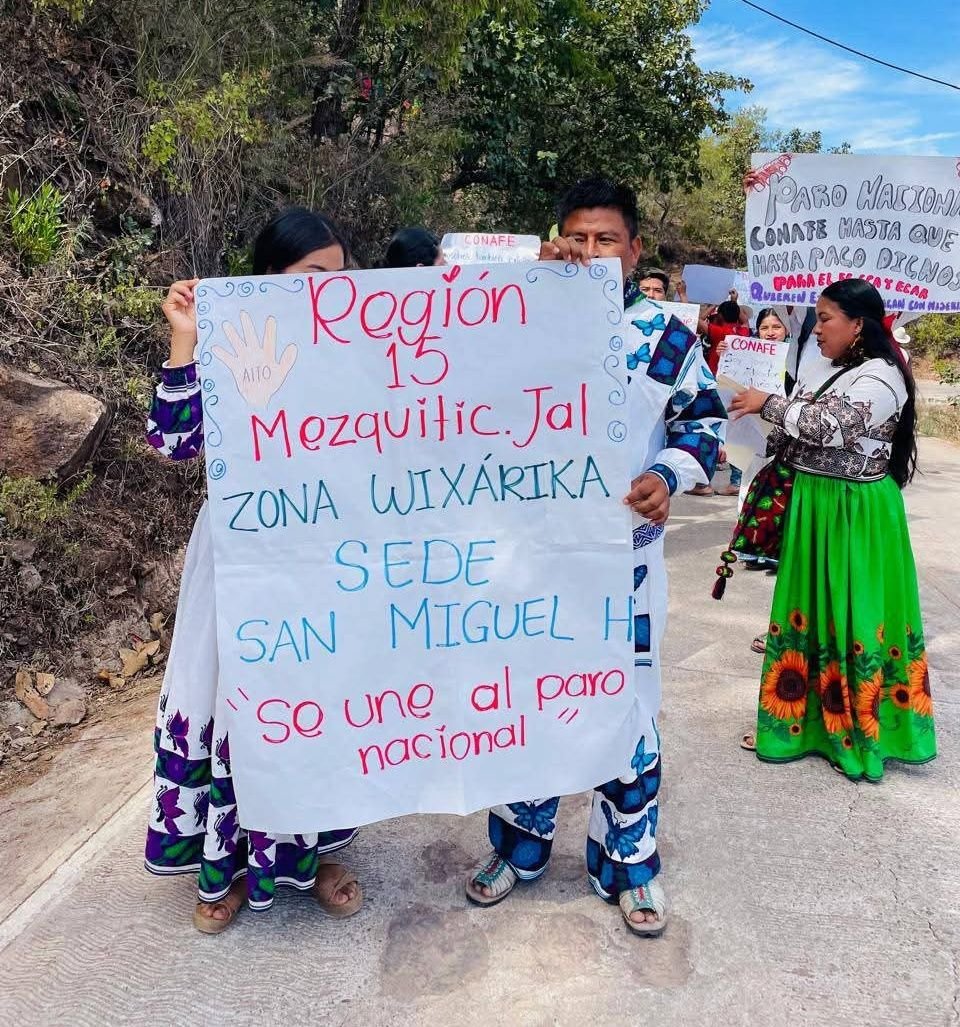 Paro de Educadores Comunitarios en 15 estados, demandan incremento económico y dignificación de la labor docente