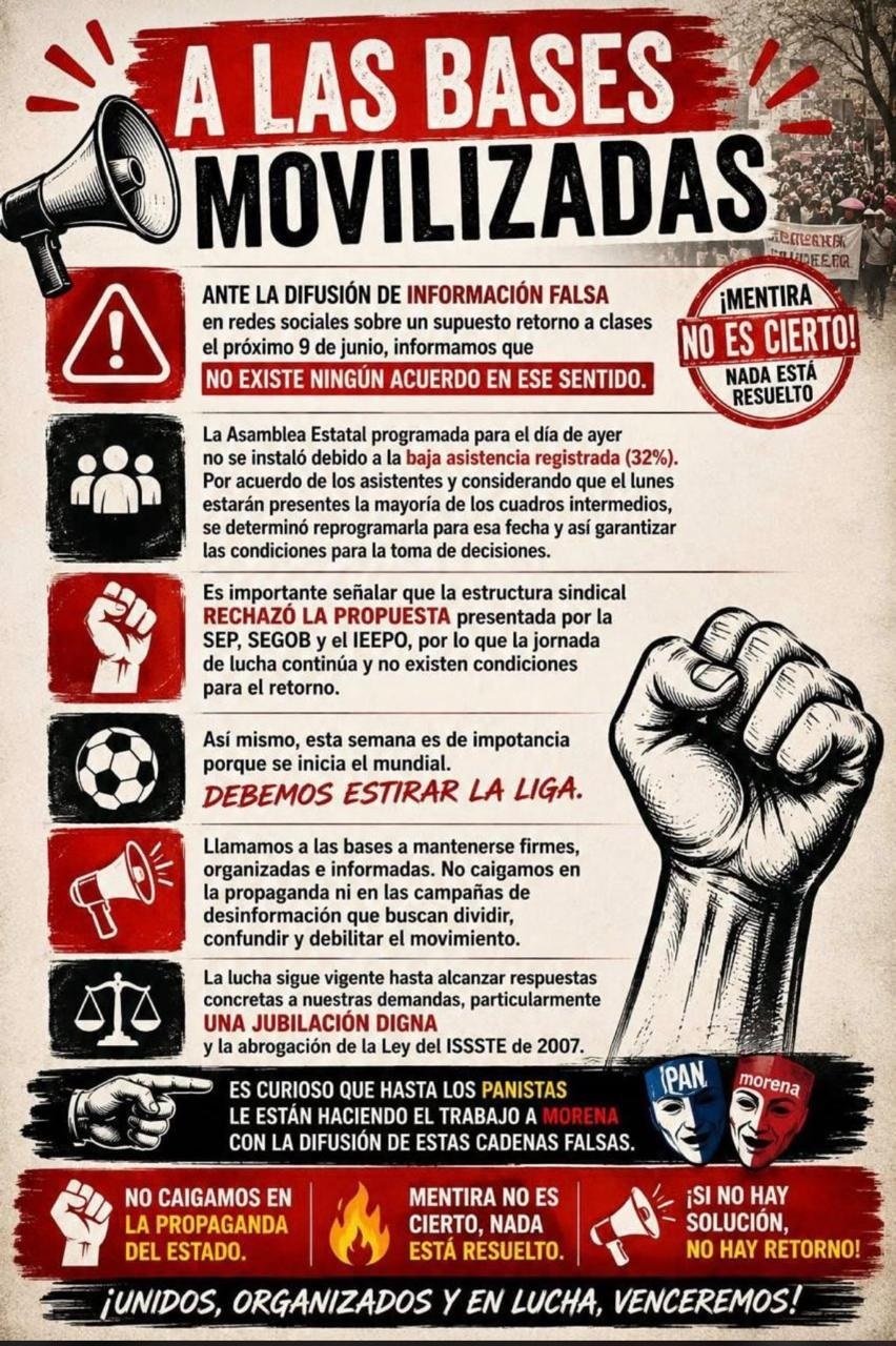 ¿Qué es y por qué lucha la CNTE?