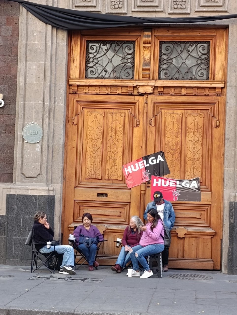 Solidaridad con la huelga del Nacional Monte de Piedad